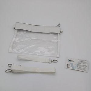 Stadium Approved Clear /White Crossbody Purse